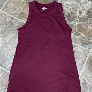Maroon tank top